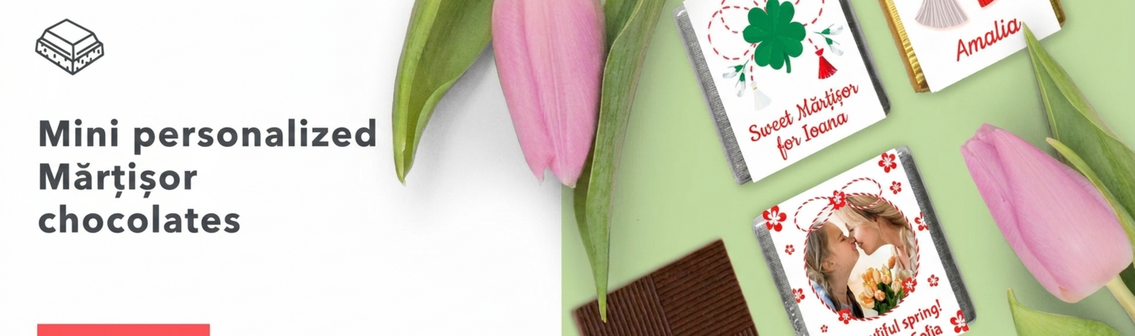 Mini cioccolatini personalizzati
