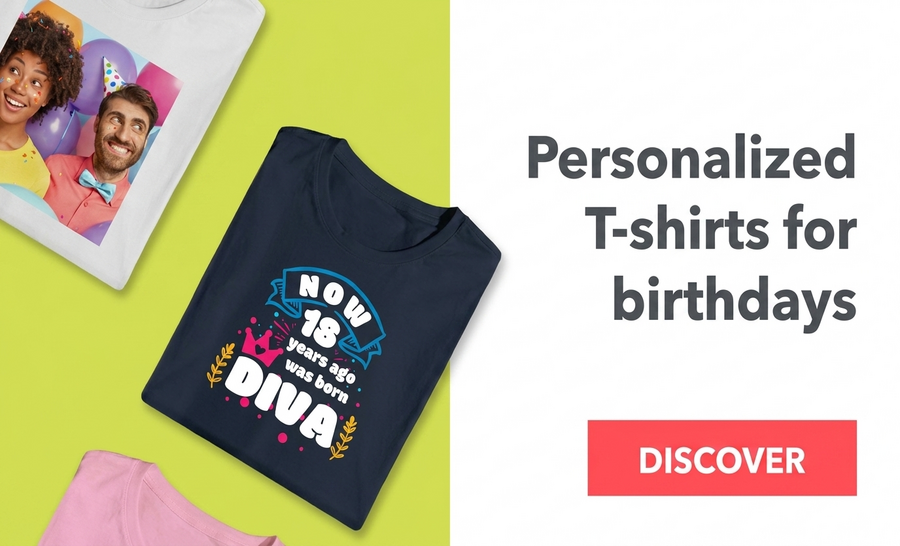 Magliette personalizzate per i compleanni