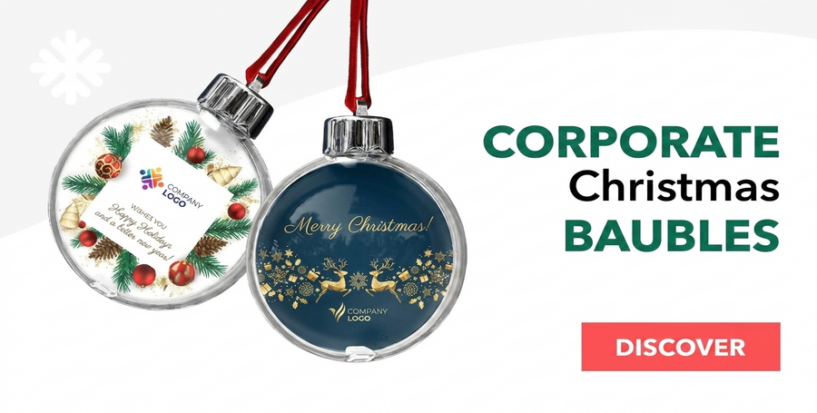 Palline di Natale aziendali personalizzate