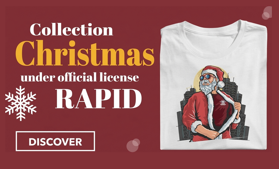 Regali di Natale personalizzati con licenza ufficiale FC Rapid 1923