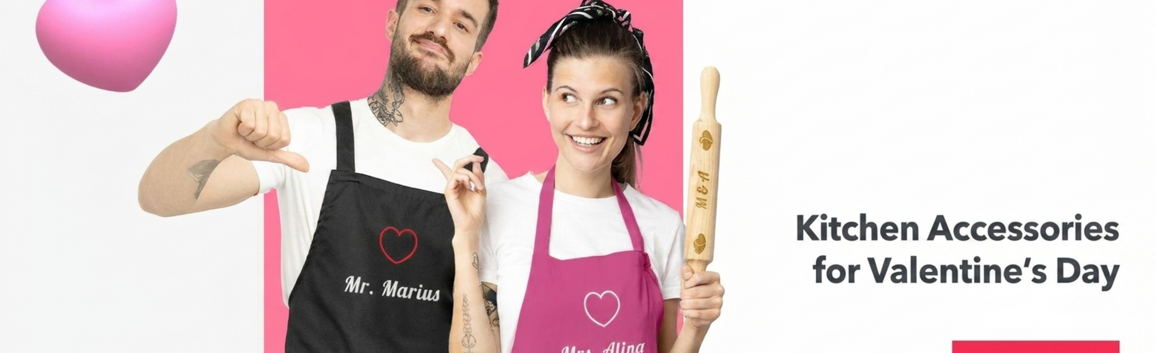 Accessori da cucina per San Valentino