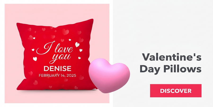 Cuscini per San Valentino
