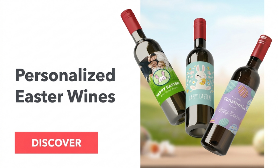 Vini personalizzati per Pasqua