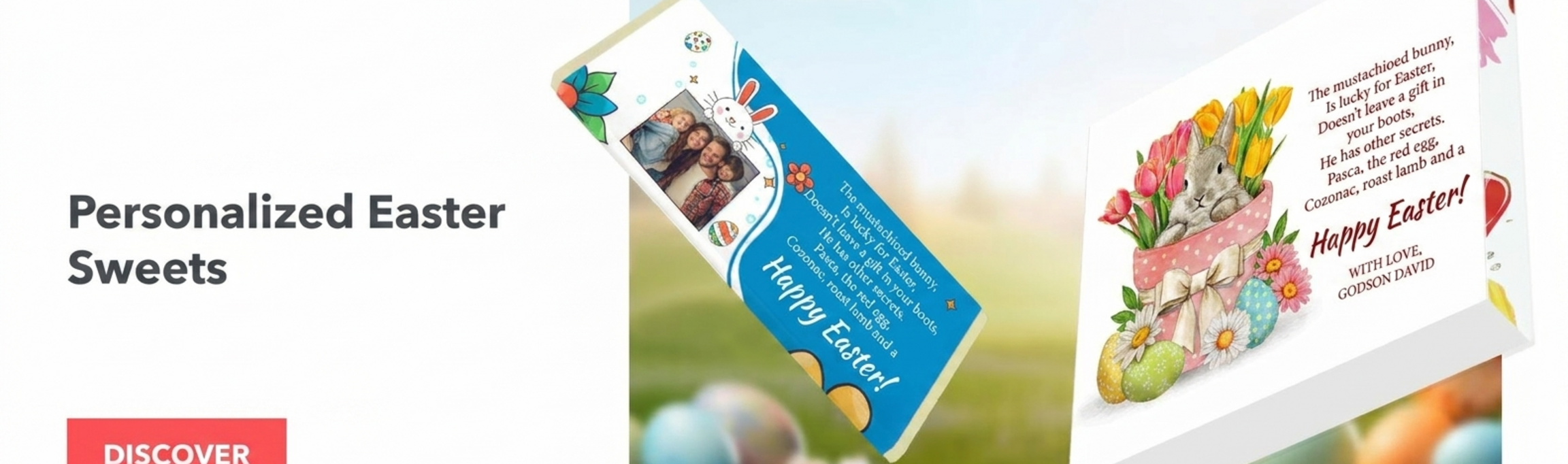 Dolci personalizzati per Pasqua