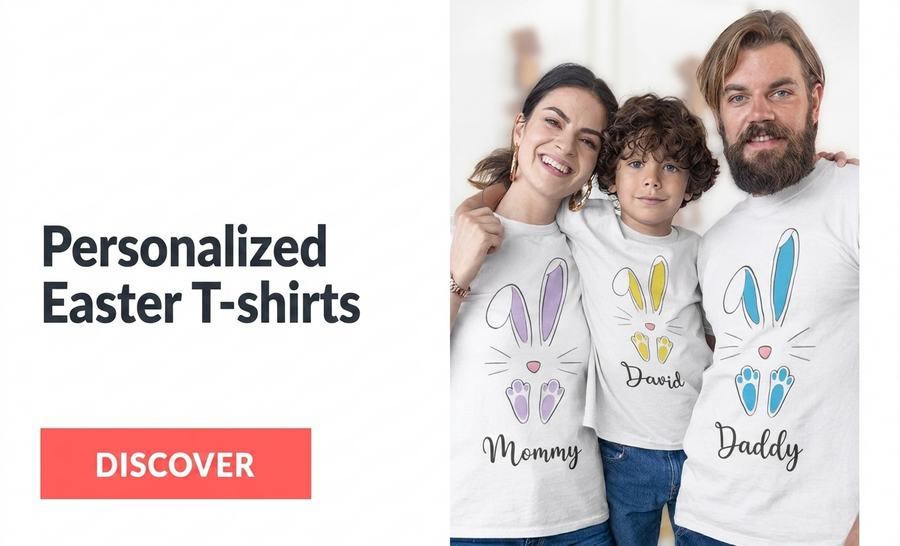 Magliette personalizzate per Pasqua
