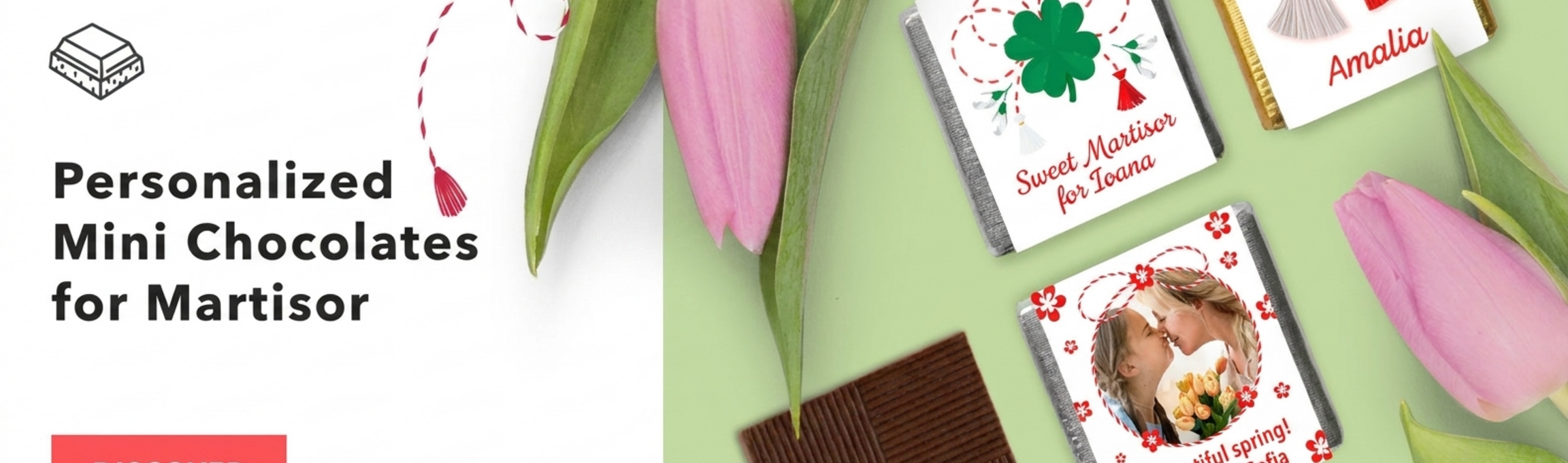 Mini cioccolatini personalizzati