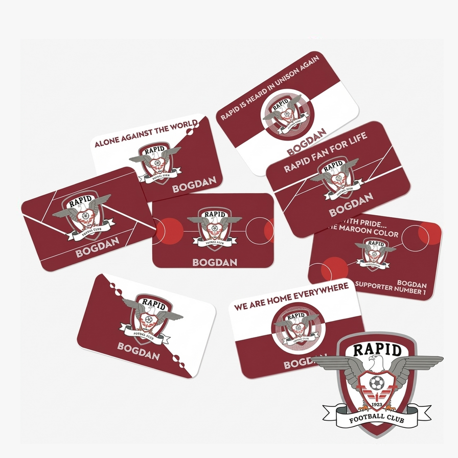 Adesivi e etichette personalizzate con licenza ufficiale - FC Rapid 1923