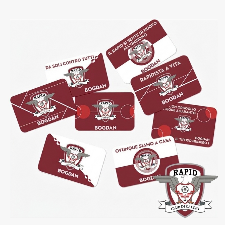 Adesivi e etichette personalizzate con licenza ufficiale - FC Rapid 1923