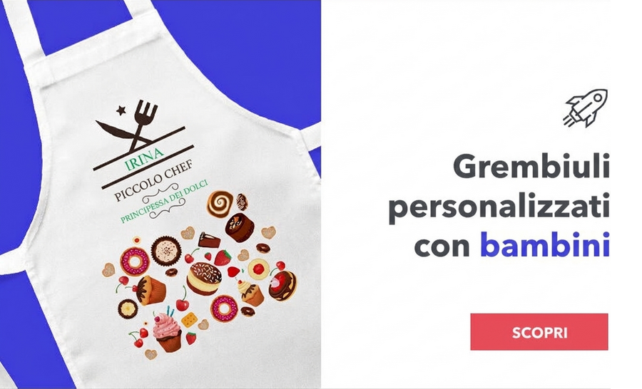 Grembiuli personalizzati per bambini