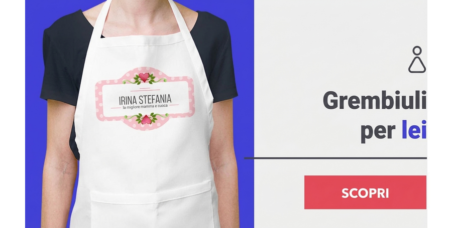 Grembiuli personalizzati per lei