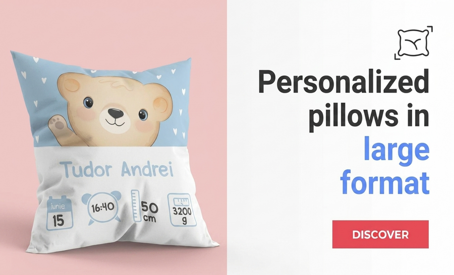 Cuscini personalizzati - formato grande