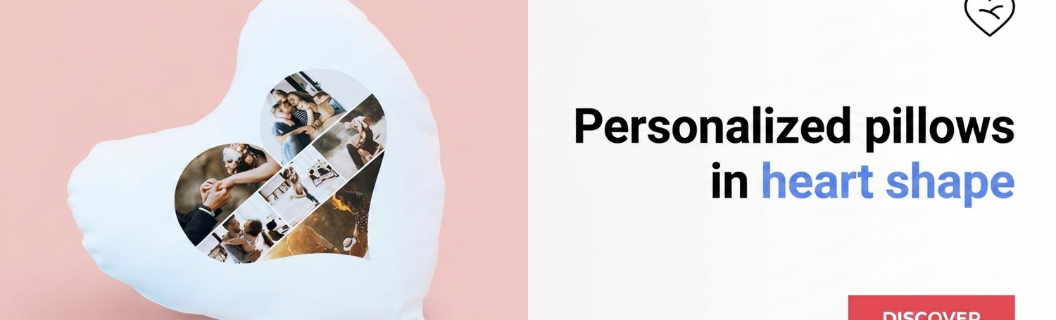 Cuscini a forma di cuore personalizzati
