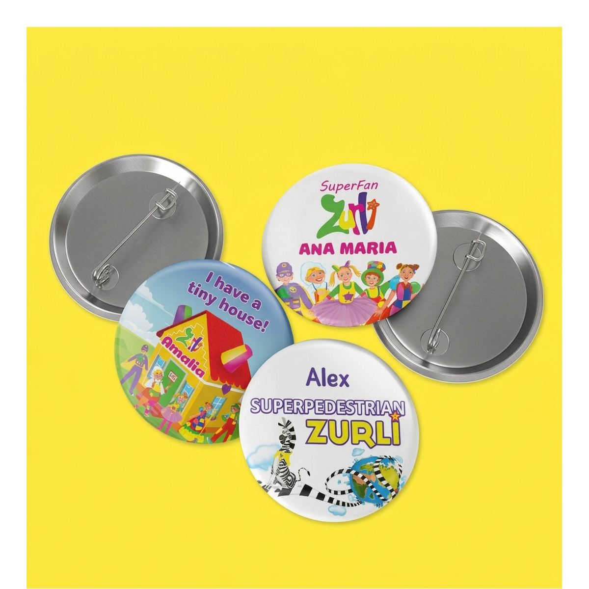 Distintivi personalizzati su licenza ufficiale Gasca Zurli