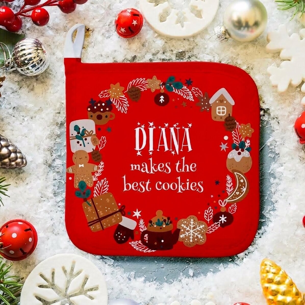 Supporto per pentola calda personalizzato con scritta - Dolci