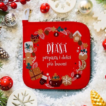 Supporto per pentola calda personalizzato con scritta - Dolci