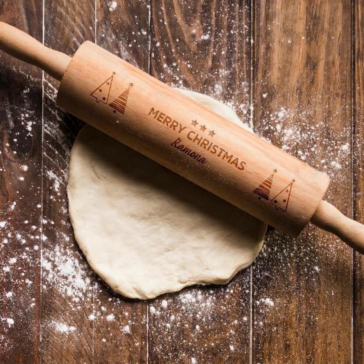 Spremitore in legno personalizzato - Buon Natale
