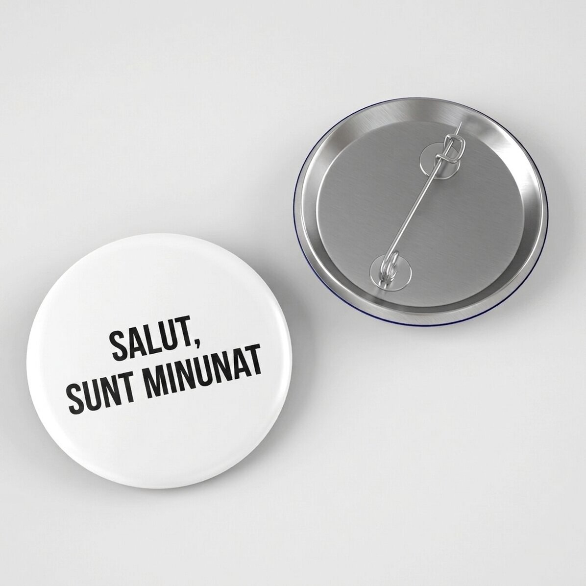 Spilla personalizzata con testo