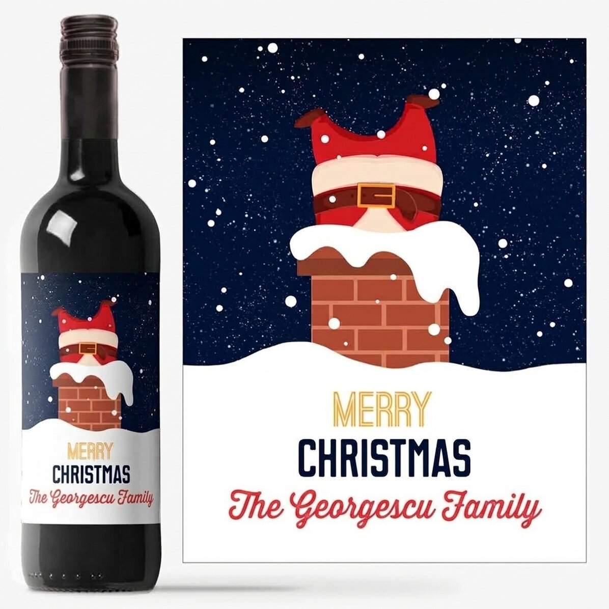 Vino personalizzato con scritta - Bottom