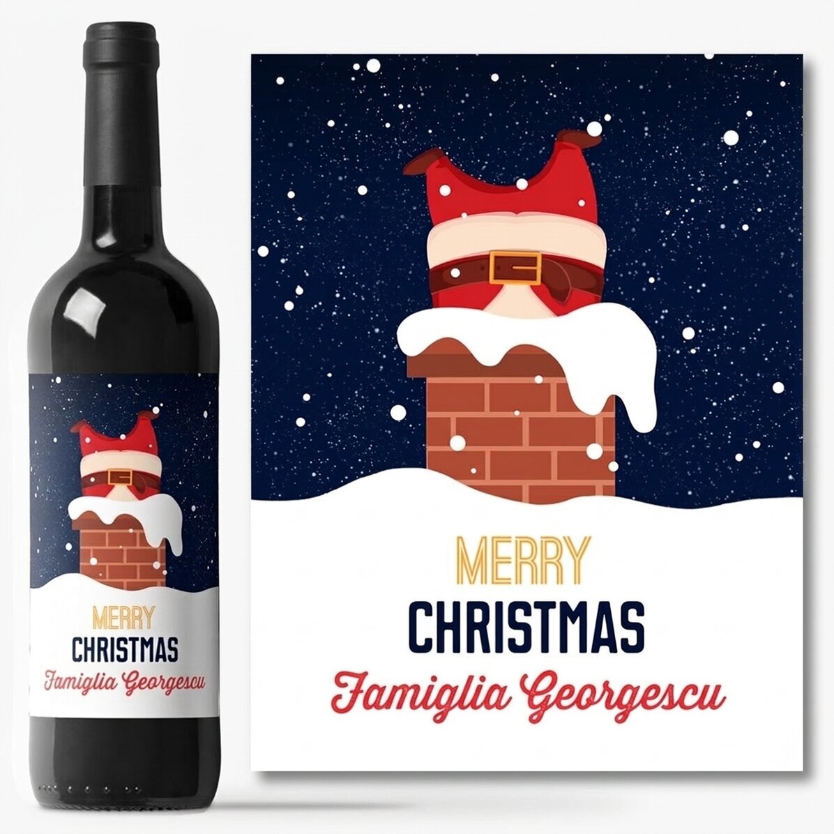 Vino personalizzato con scritta - Bottom