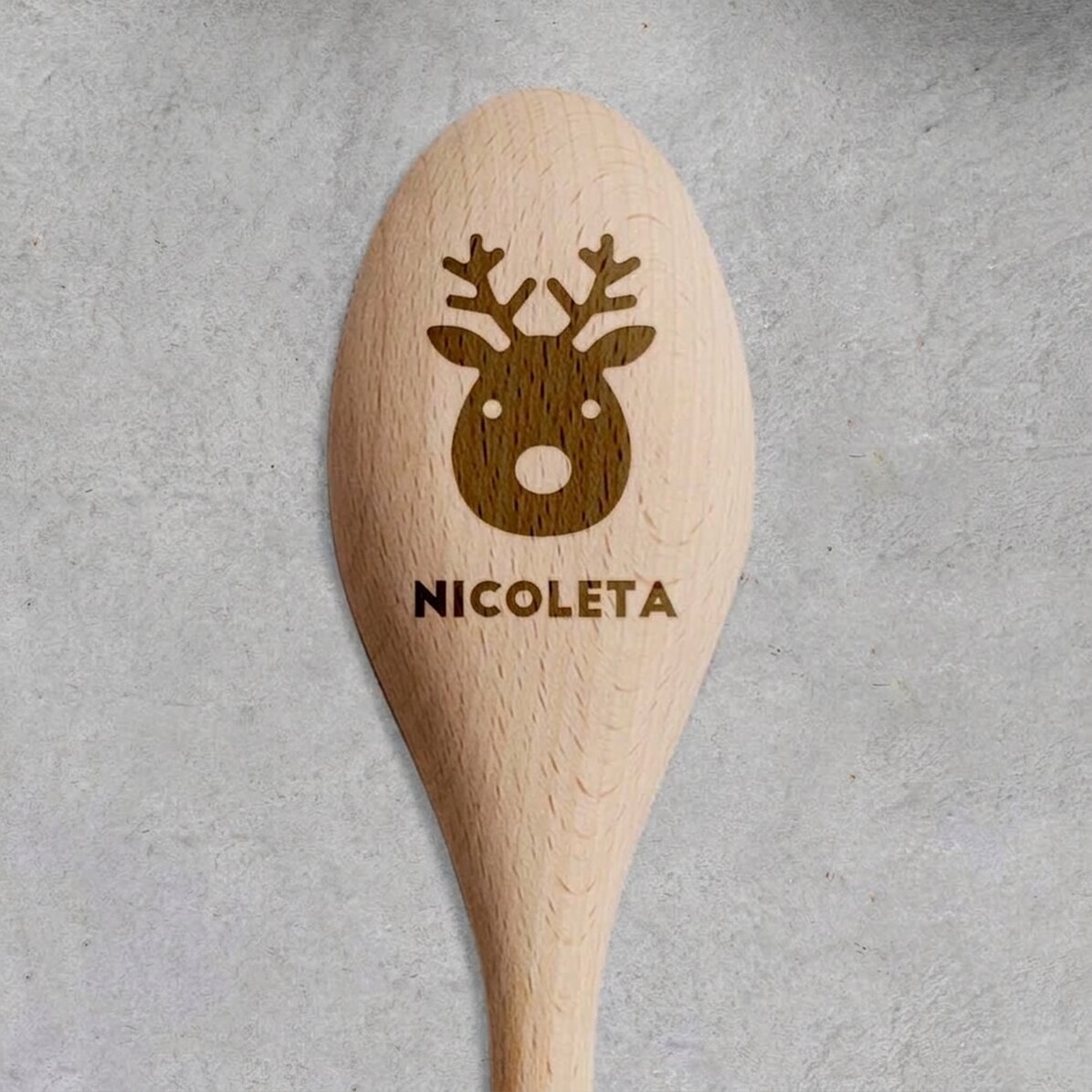 Cucchiaio di legno personalizzato - Ren
