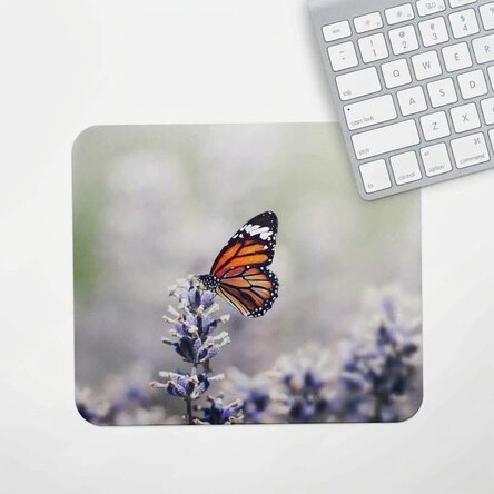 Tappetino per mouse personalizzato con farfalla