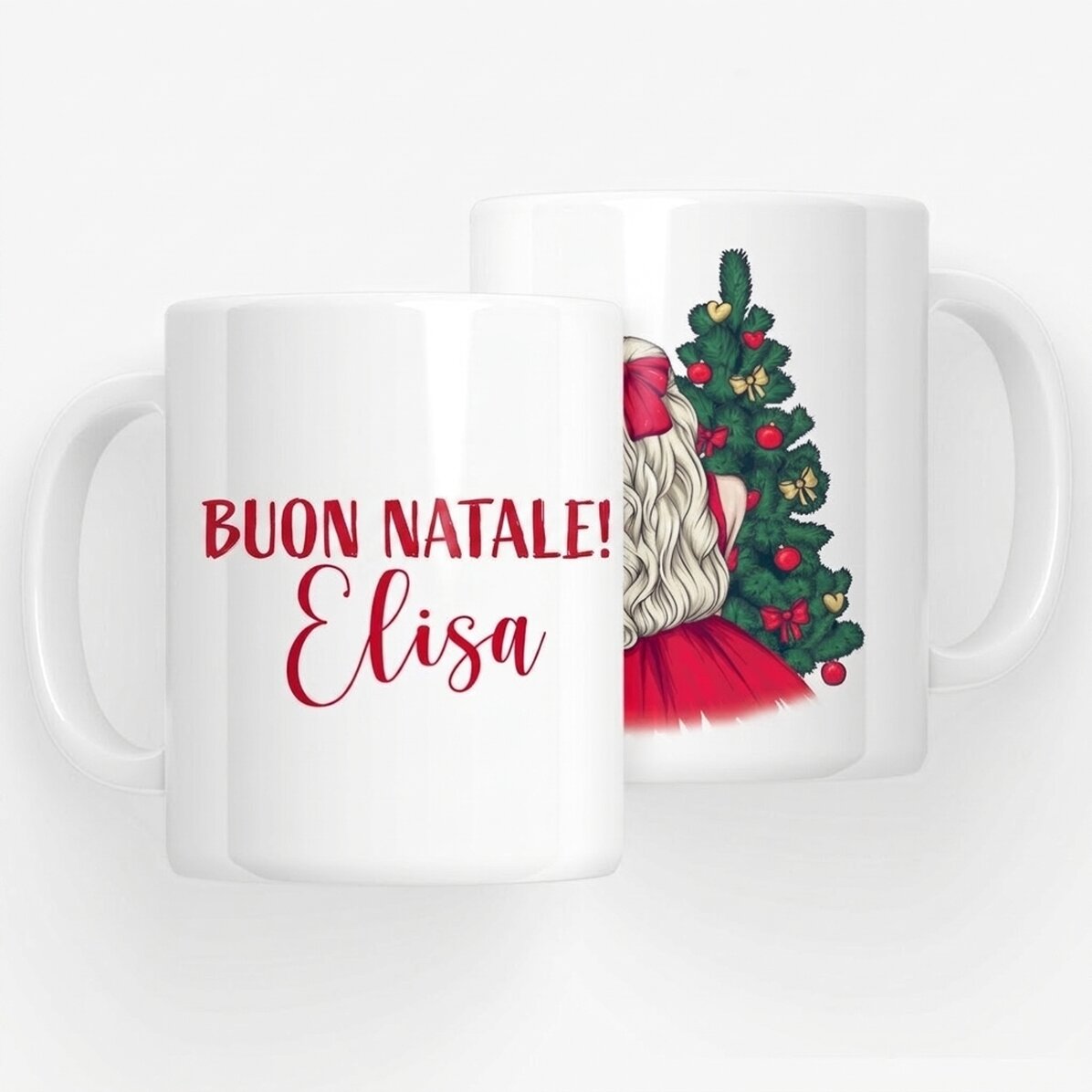 Tazza personalizzata con nome - Christmas Princess