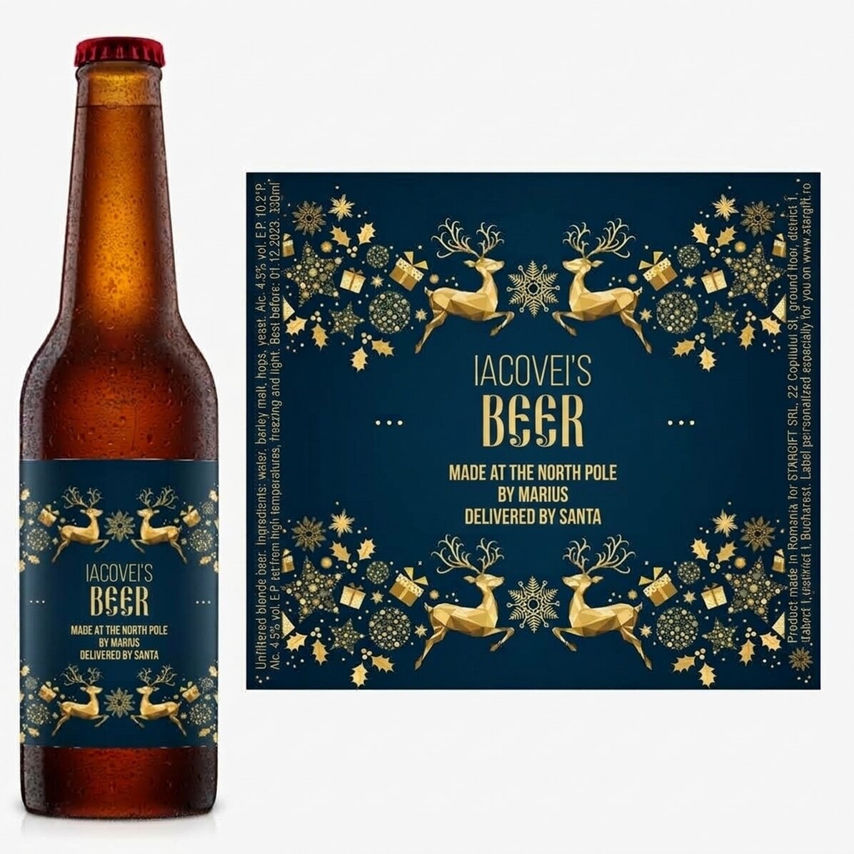 Birra personalizzata con scritta - La magia dell