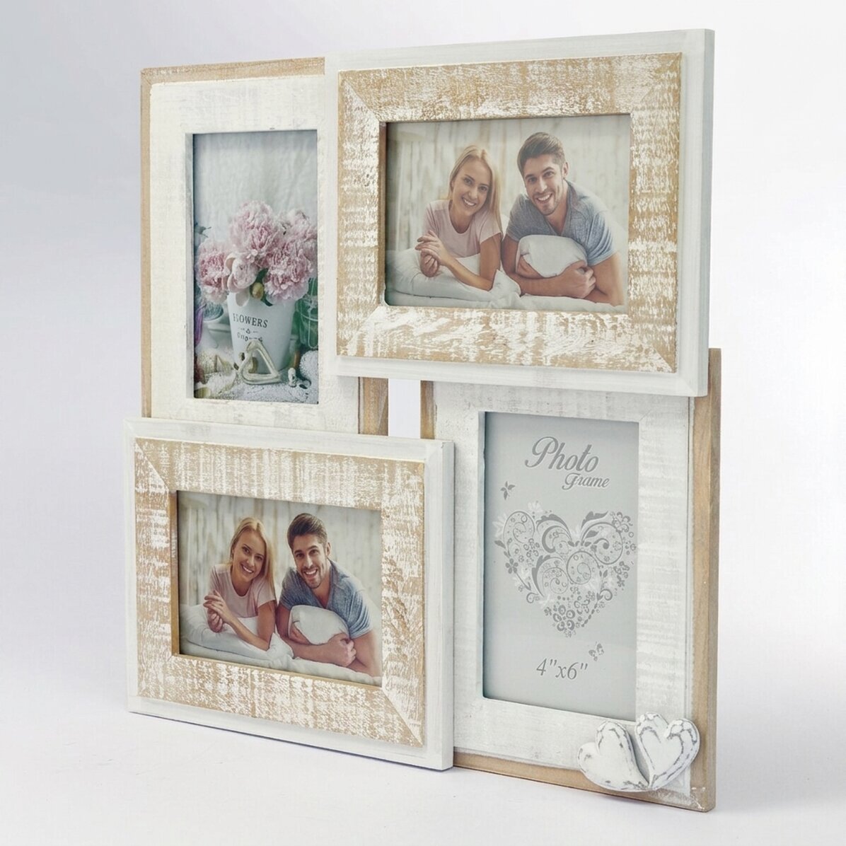 Cornice per 4 foto 35x35 cm - modello vintage