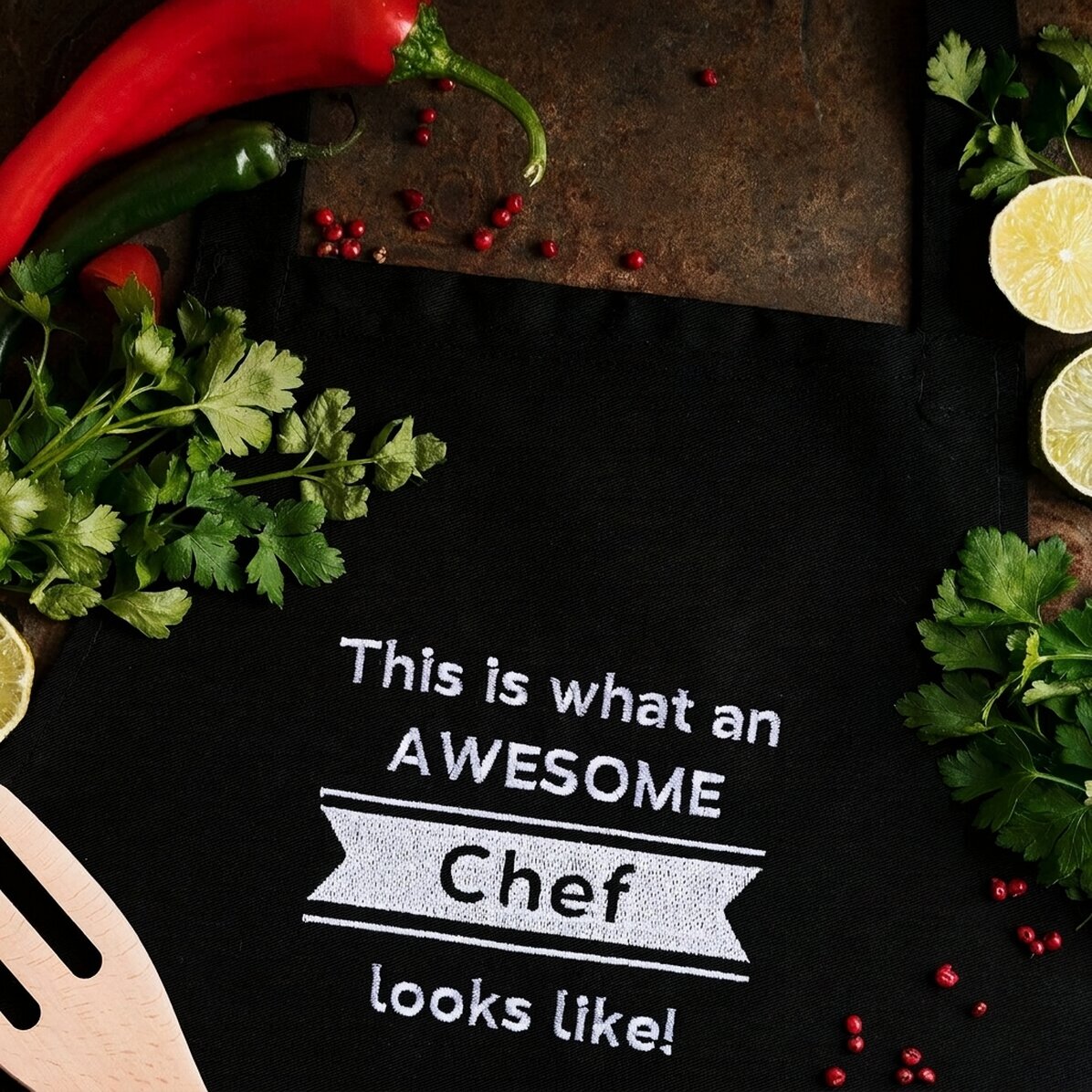 Set personalizzato con testo - Awesome Chef
