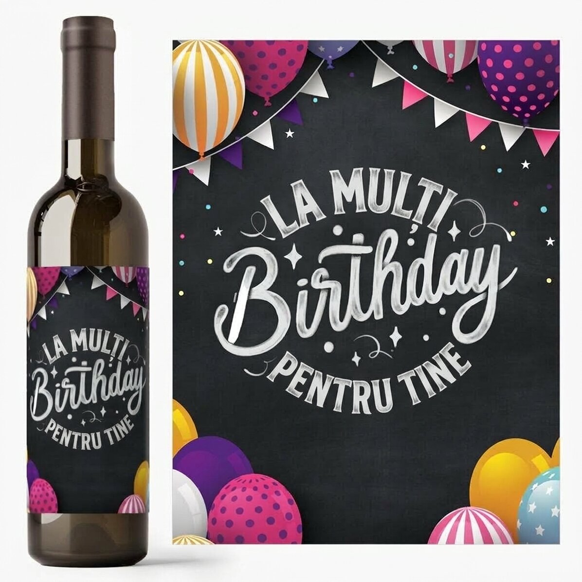 Vino personalizzato - Happy Birthday To You