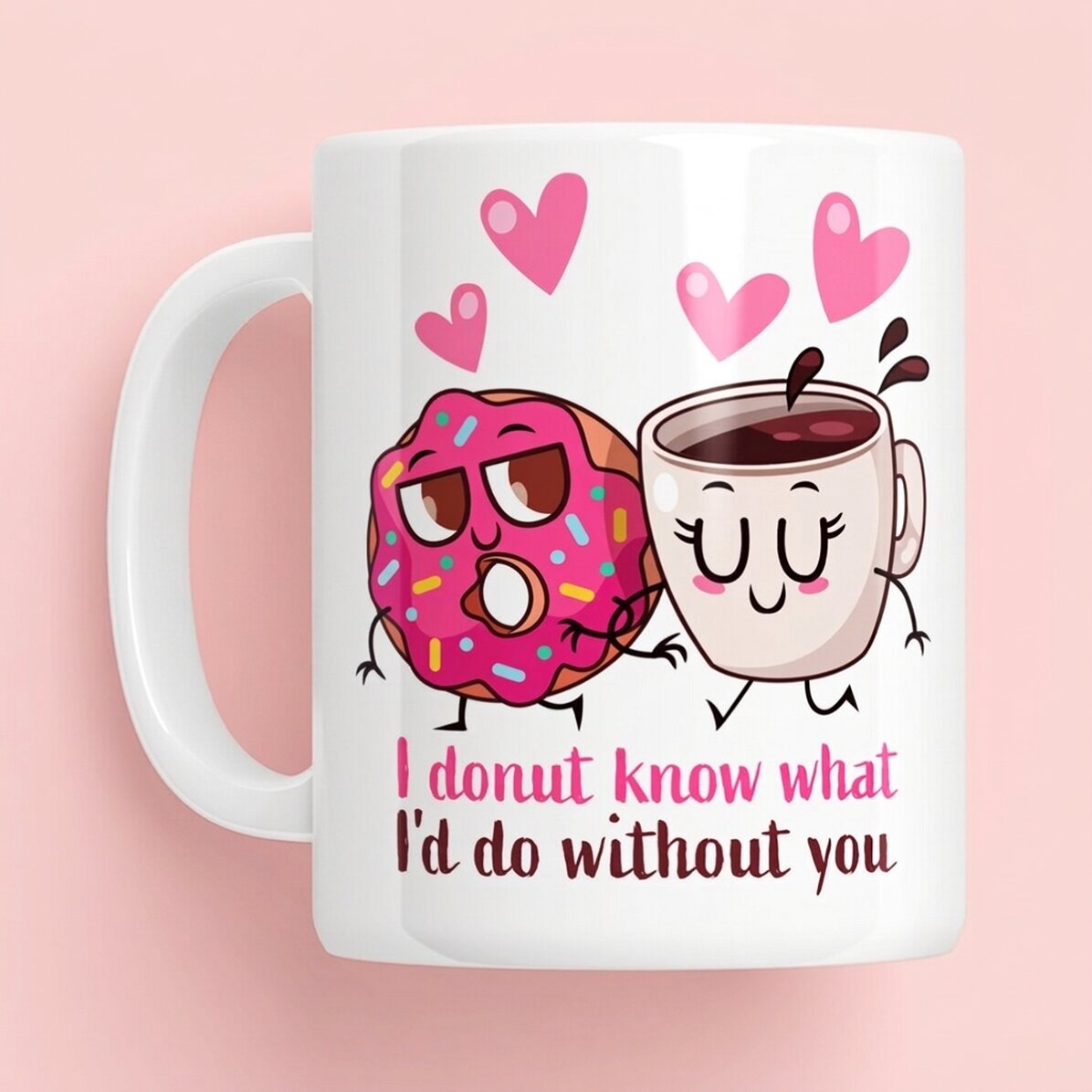 Tazza personalizzata con nome - Doughnut Love