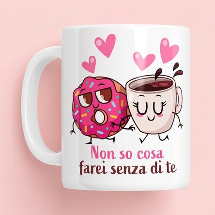 Tazza personalizzata con nome - Doughnut Love