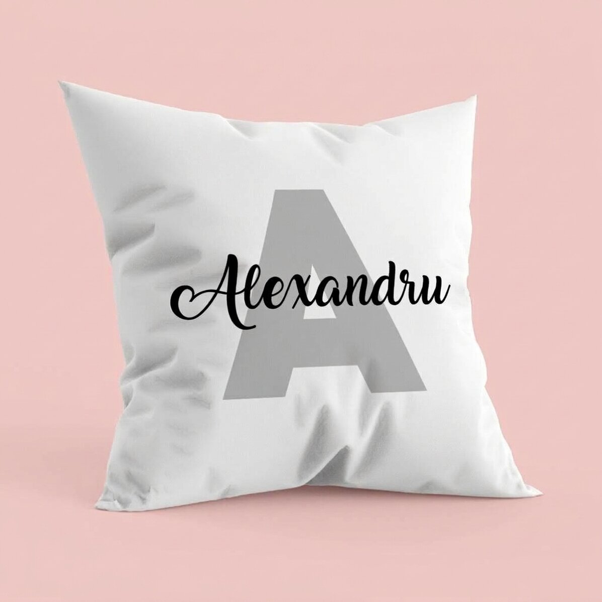 Cuscino personalizzato con scritta - Iniziale