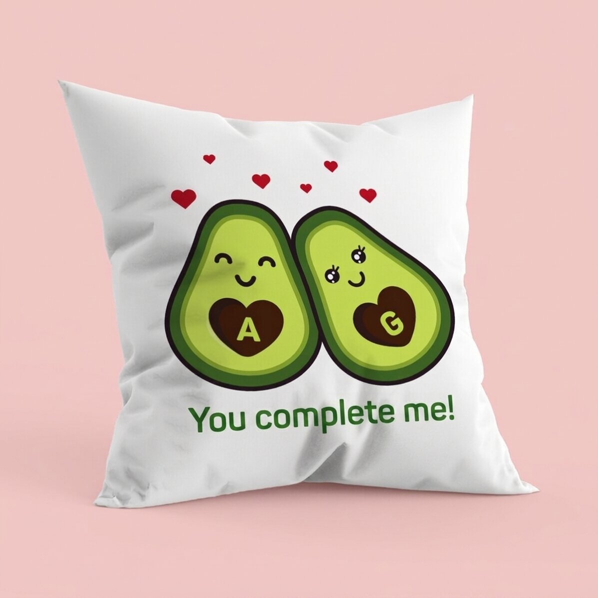 Cuscino personalizzato con scritta - Avocado love