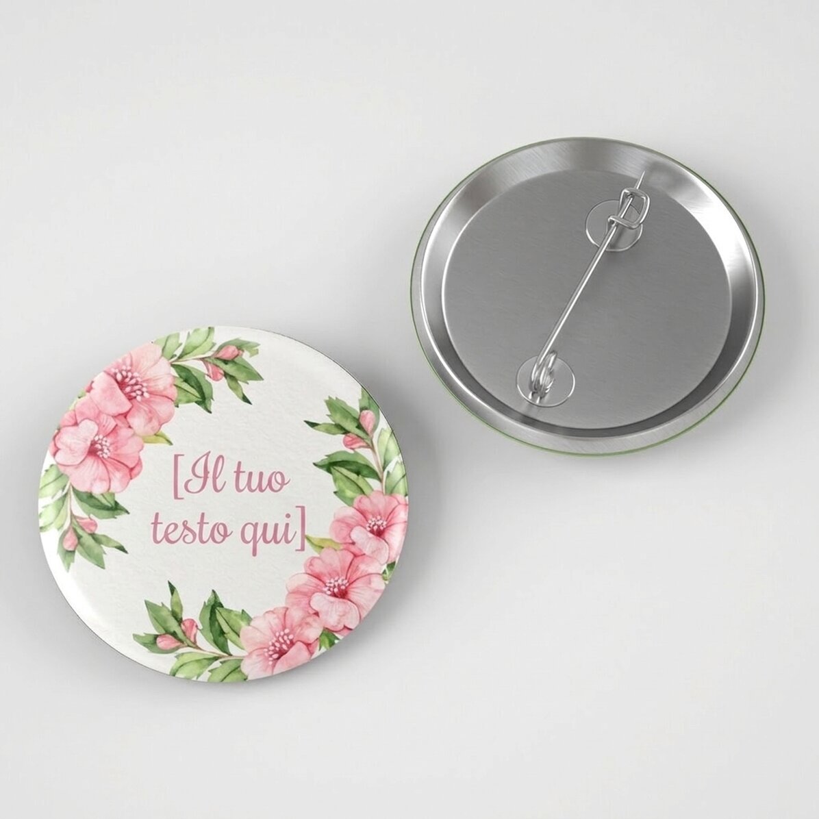 Spilla personalizzata con il tuo nome - Flowers