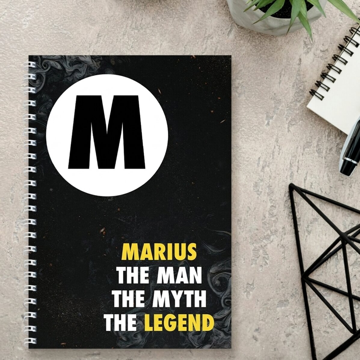 Notebook personalizzato con testo - The Legend