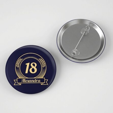 Spilla personalizzata con scritta - Anniversario