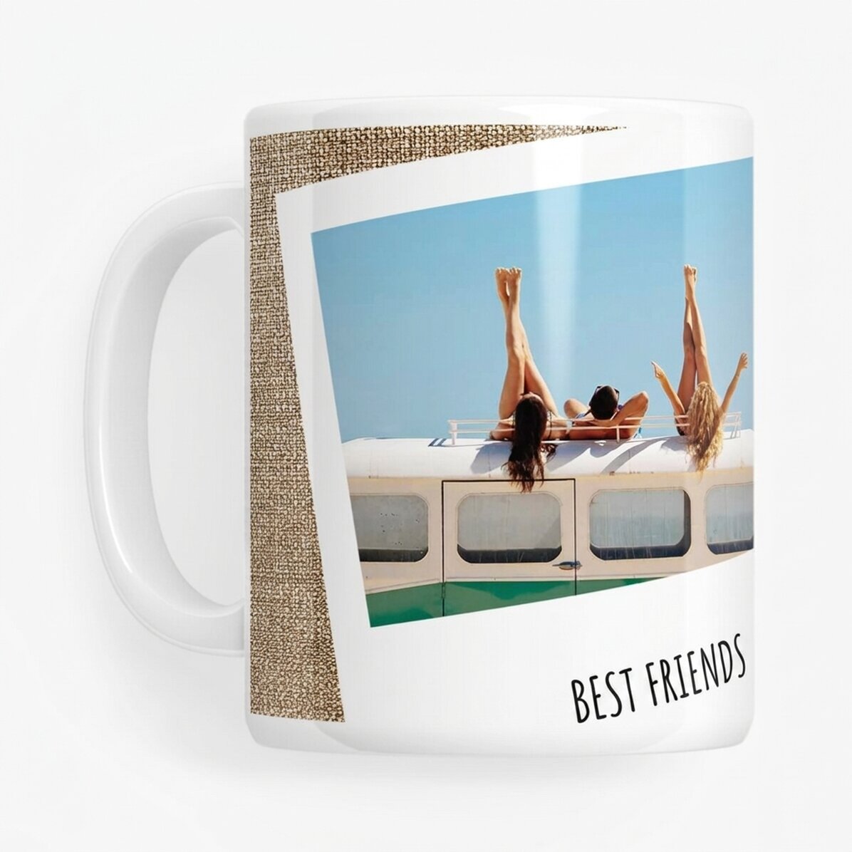 Tazza personalizzata con 2 foto e testo - Ricordi indimenticabili