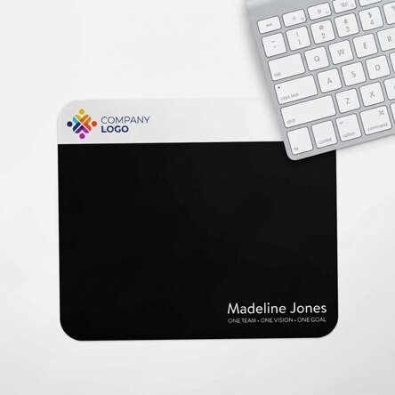 Tappetino per mouse personalizzato con logo e testo