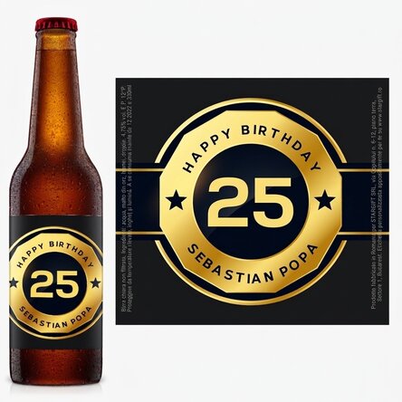Birra personalizzata con scritta - Birthday Beer