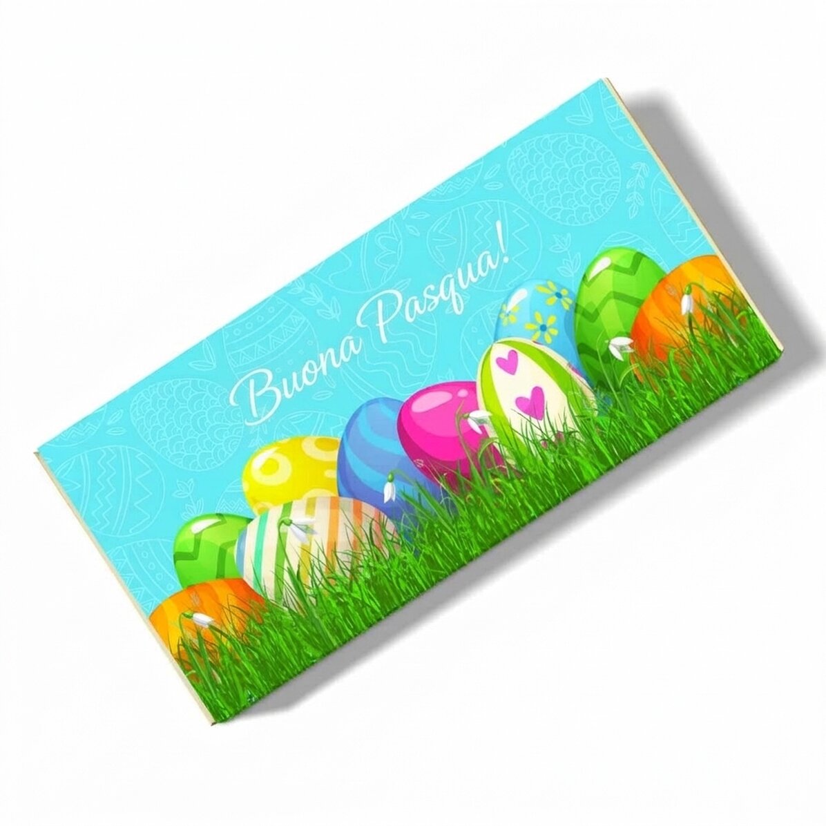 Cioccolato personalizzato con scritta - Buona Pasqua