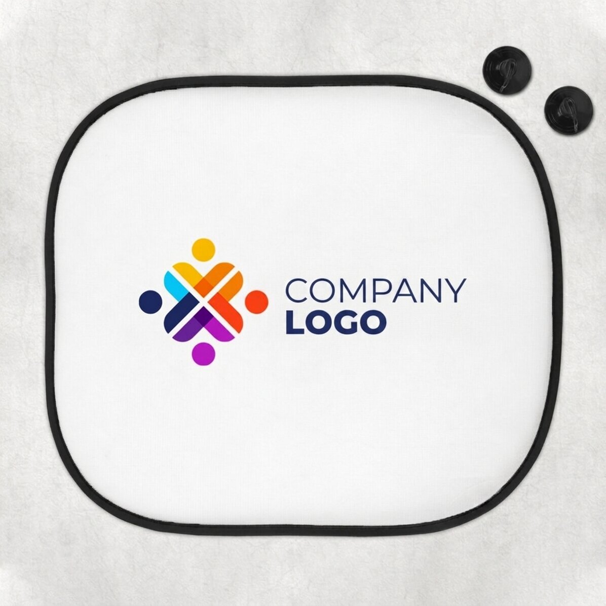Parasole per auto personalizzato con logo