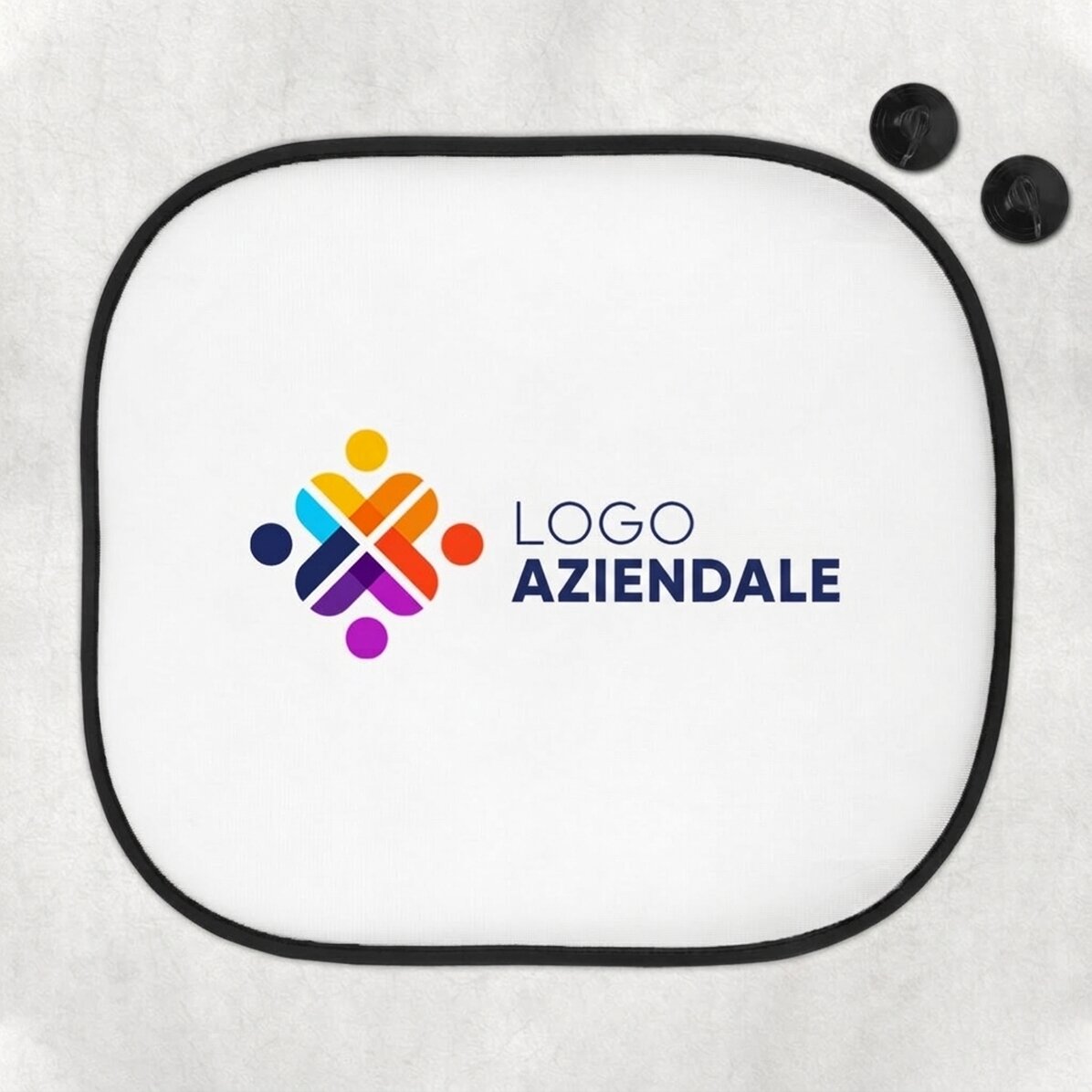 Parasole per auto personalizzato con logo