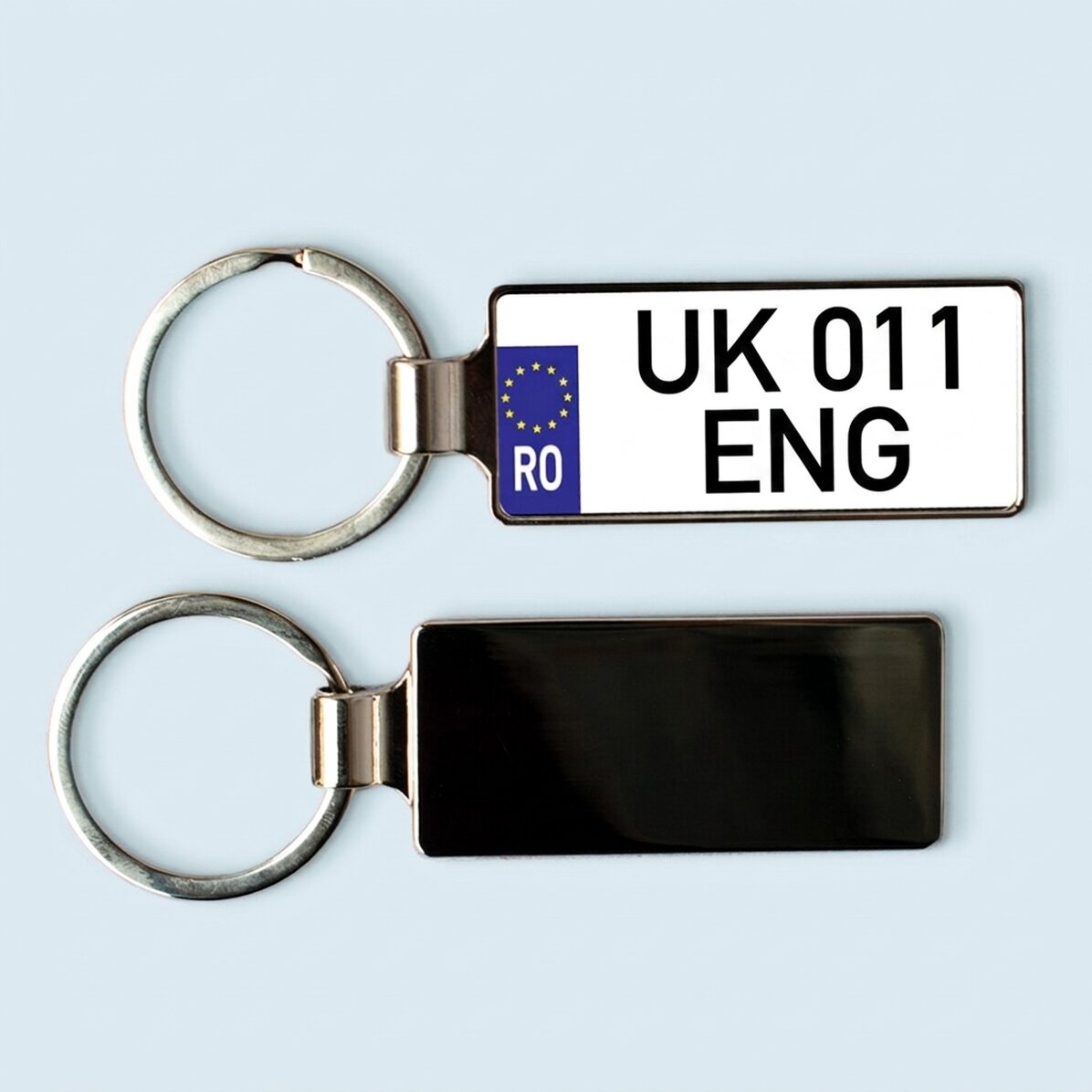 Portachiavi personalizzato con numero di targa