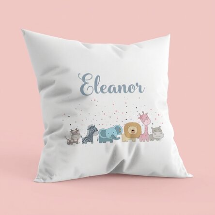 Cuscino personalizzato con scritta - Nome del bambino