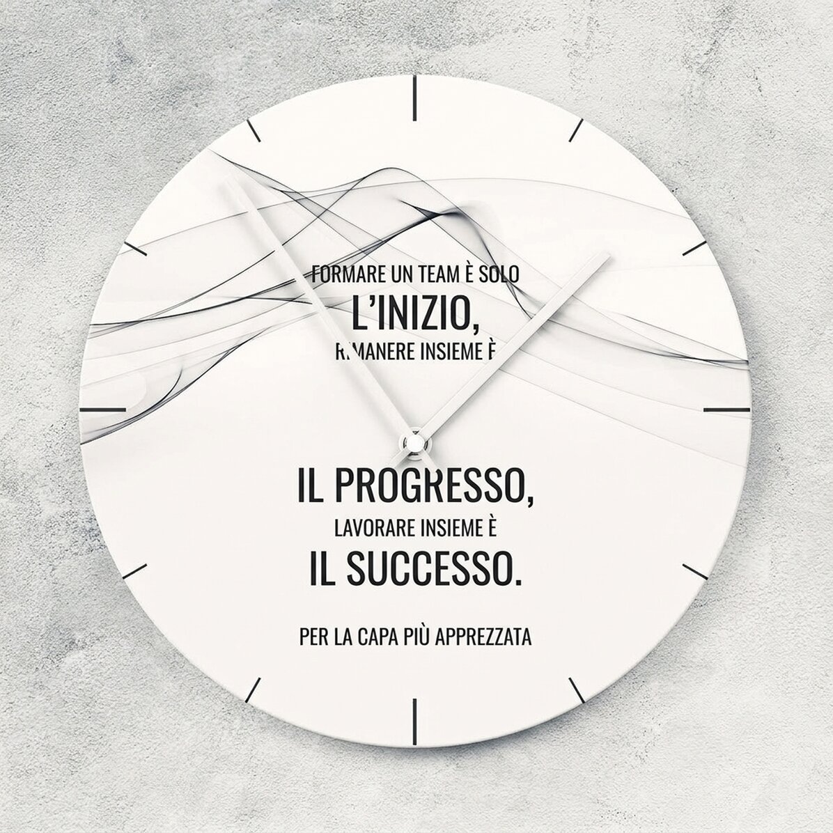 Orologio personalizzato con scritta - Successo