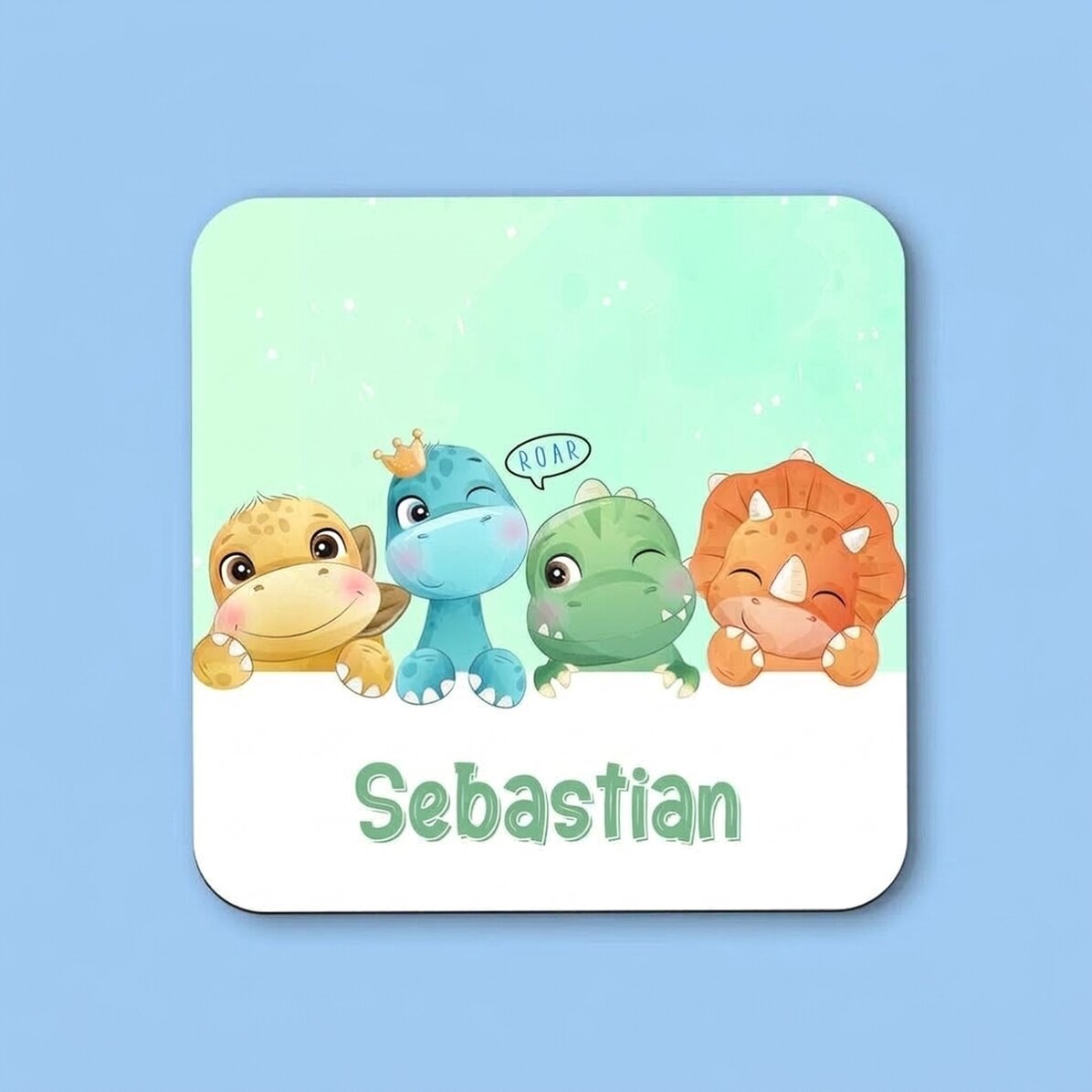 Portabicchieri personalizzato con scritta per bambini