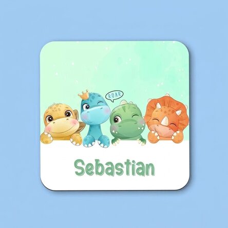 Portabicchieri personalizzato con scritta per bambini