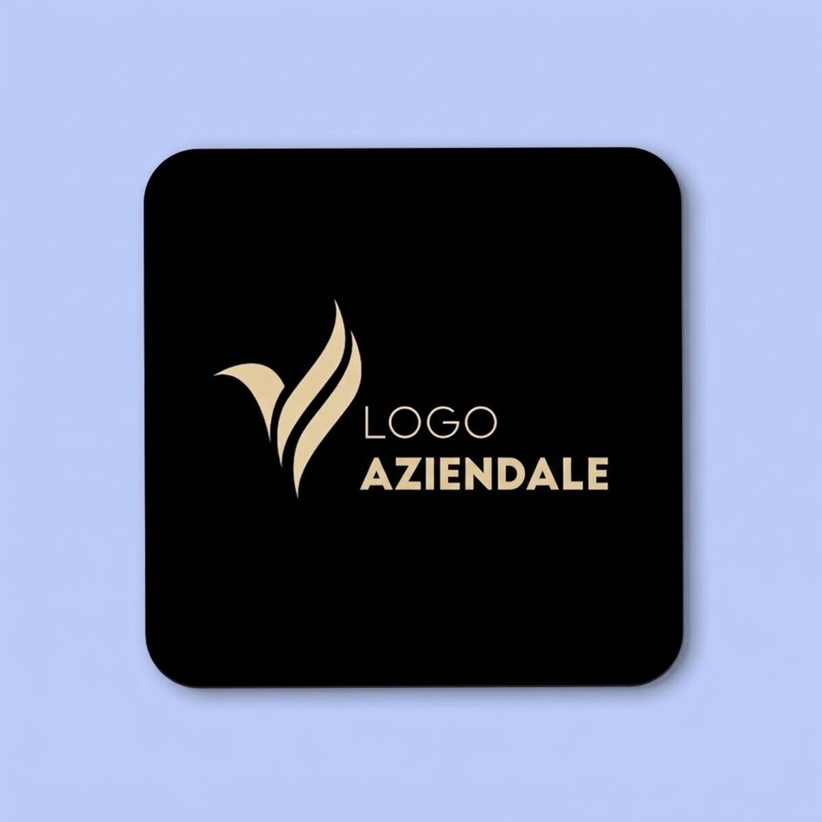 Sottobicchiere personalizzato con logo