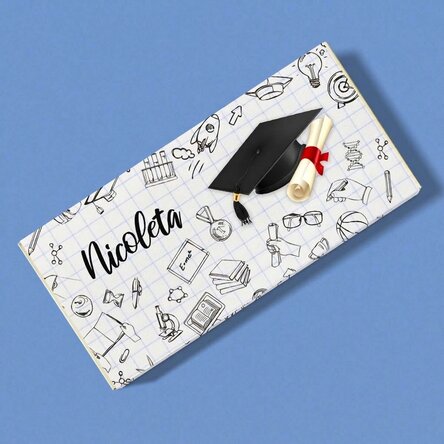 Cioccolato personalizzato con scritta - Laurea